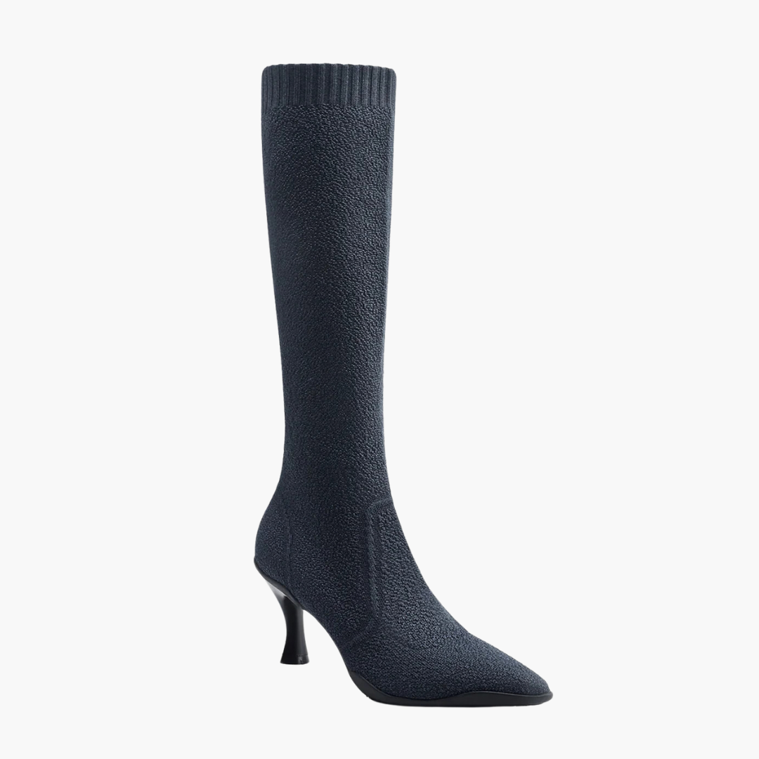 Women's Pointed Toe Heeled High Boot