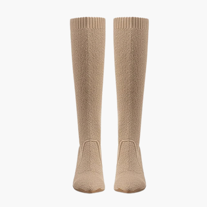 Women's Pointed Toe Heeled High Boot