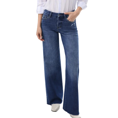 Women's Mid Rise High Stretchy BBL Jeans
