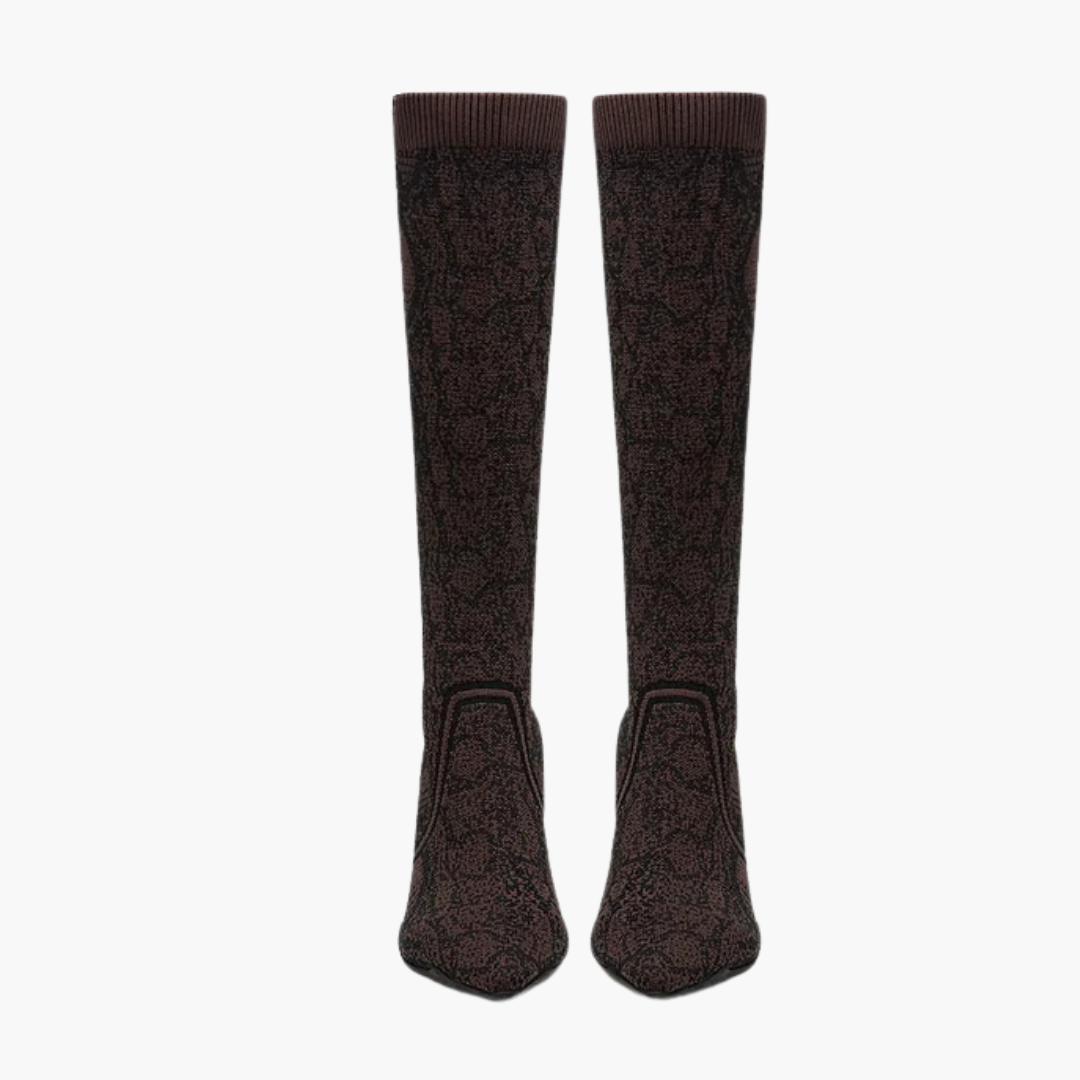 Women's Pointed Toe Heeled High Boot