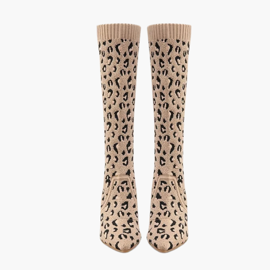Women's Pointed Toe Heeled High Boot