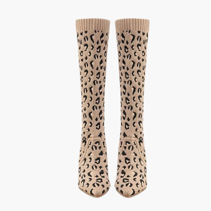 Women's Pointed Toe Heeled High Boot