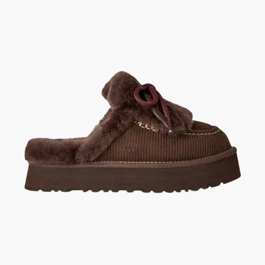 Women's Fluff-Laced Platform Clog