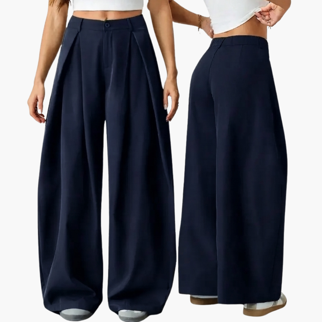 Women's Casual Street Style Loose Fit Oversize Trousers