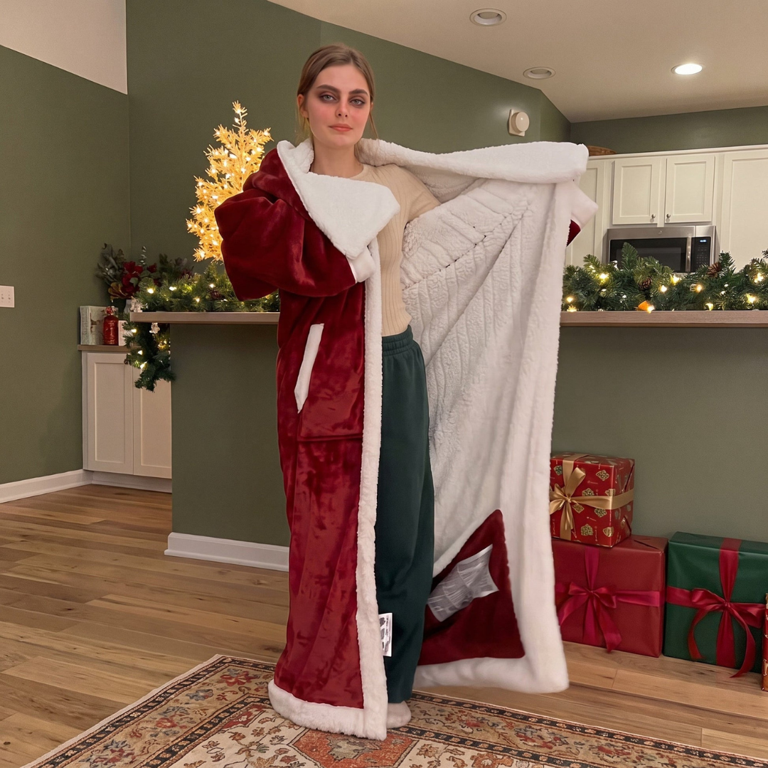 Velvet Frost Hooded Lounger