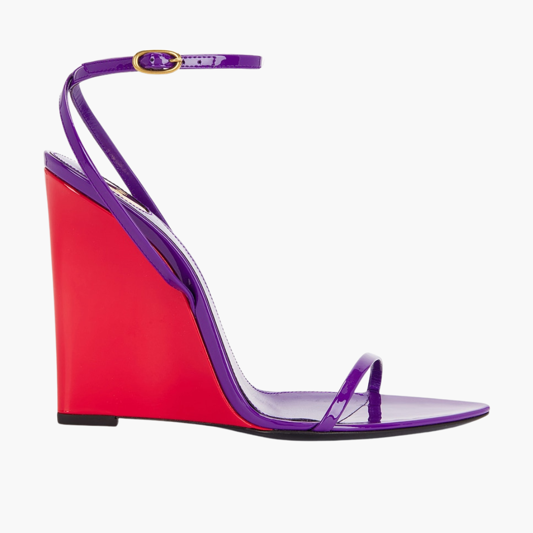 Ankle-Strap Wedge Sandal