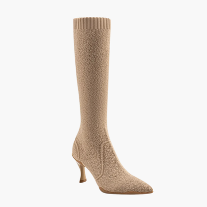 Women's Pointed Toe Heeled High Boot