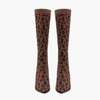 Women's Pointed Toe Heeled High Boot