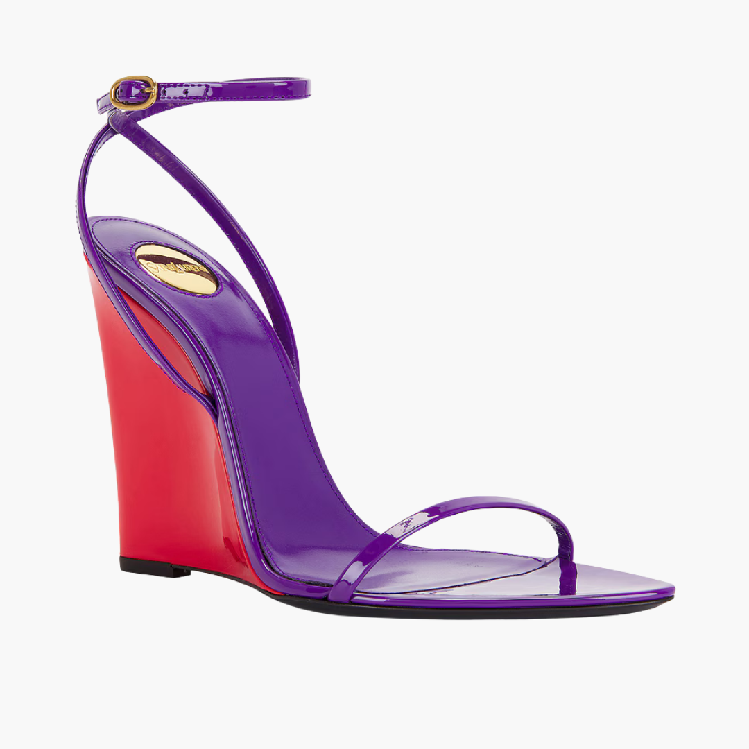Ankle-Strap Wedge Sandal