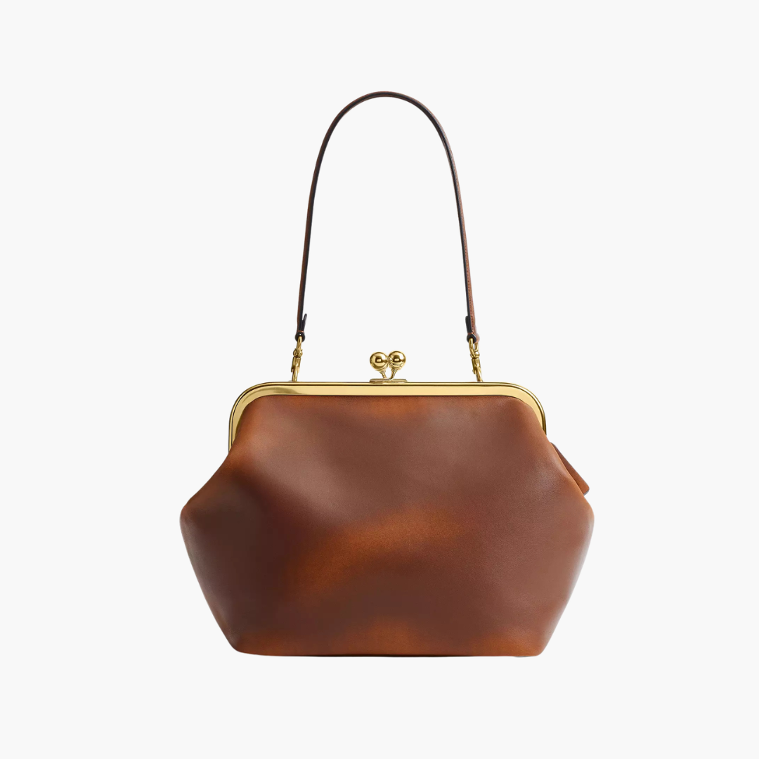 Classic Kisslock Top Handle Carryall Bag 27