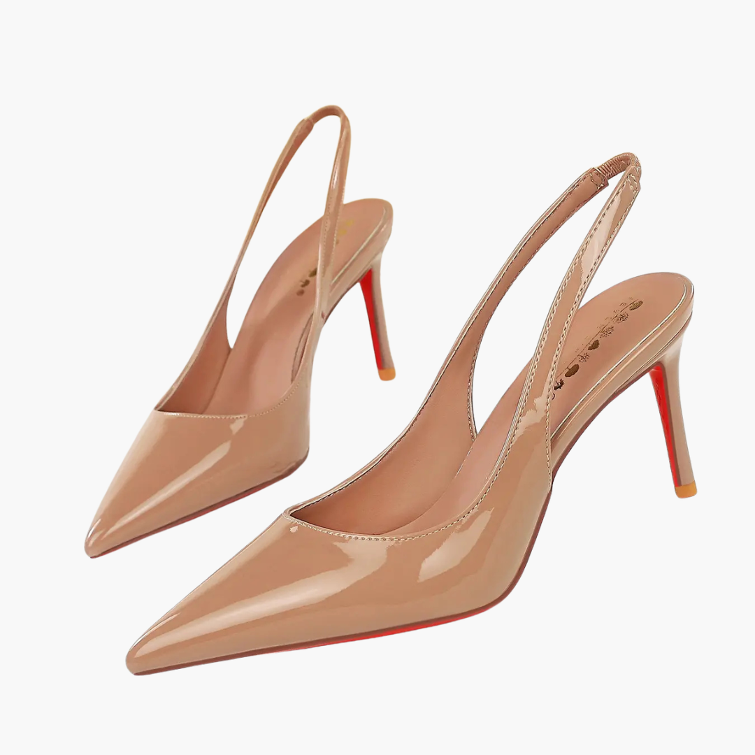 Celeste Red Bottom Leather High Heels