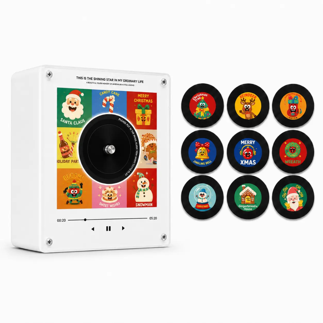 Custom Rotating NFC Music Box Fridge Magnet