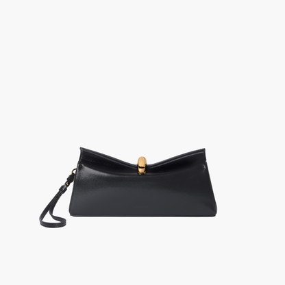 Structured Foldover Wristlet Clutch