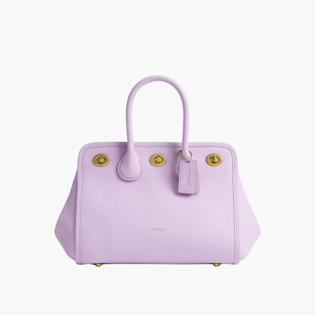 Structured Leather Tote Bag