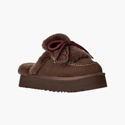 Women's Fluff-Laced Platform Clog
