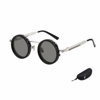 Polarized Retro Round Sunglasses for Men