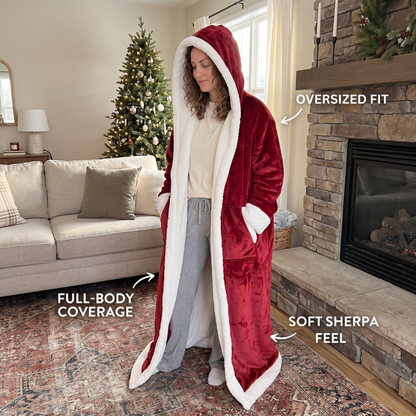 Velvet Frost Hooded Lounger