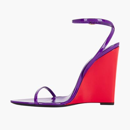 Ankle-Strap Wedge Sandal