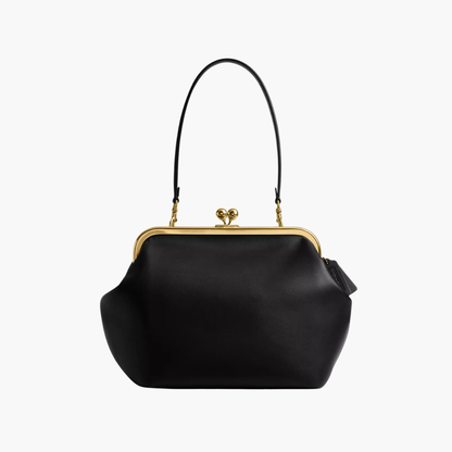 Classic Kisslock Top Handle Carryall Bag 27