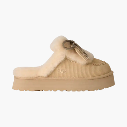 Women's Fluff-Laced Platform Clog