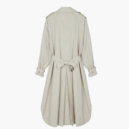 Women's Soft-Drape Long Trench Coat