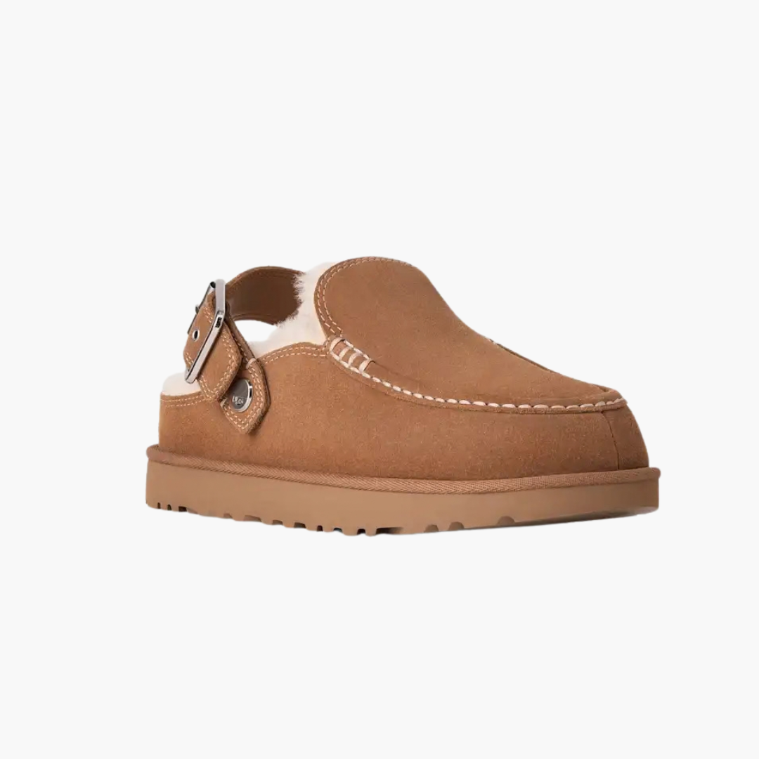 Buckled Platform Clogs
