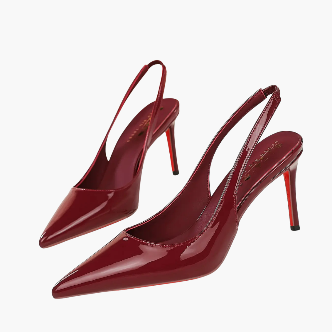 Celeste Red Bottom Leather High Heels