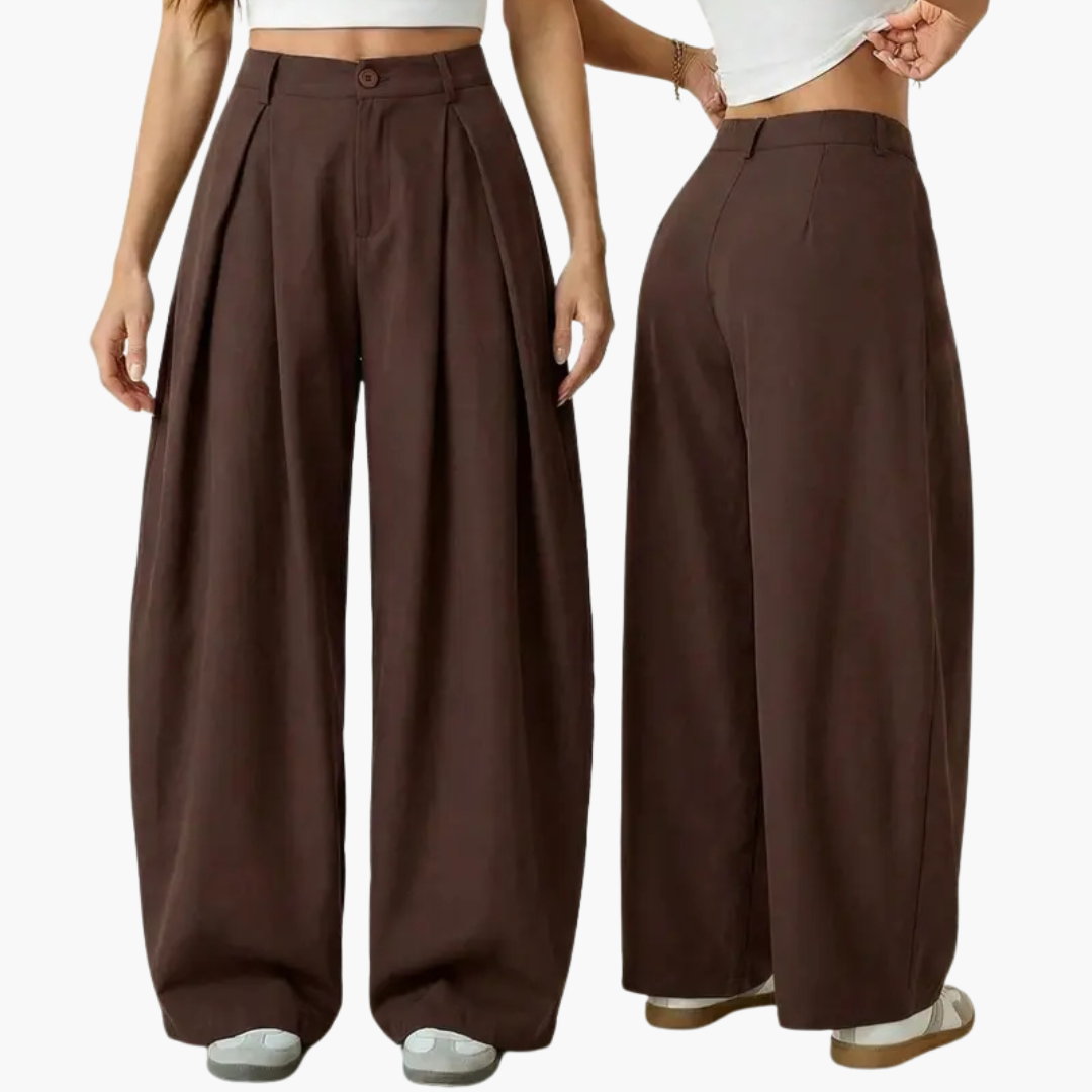 Women's Casual Street Style Loose Fit Oversize Trousers