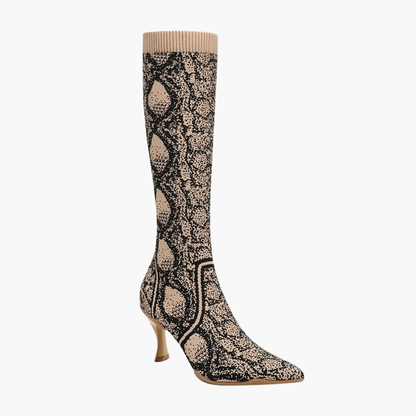 Women's Pointed Toe Heeled High Boot