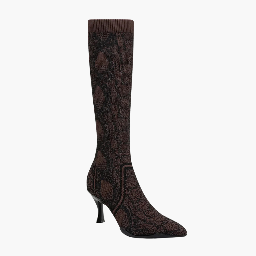 Women's Pointed Toe Heeled High Boot