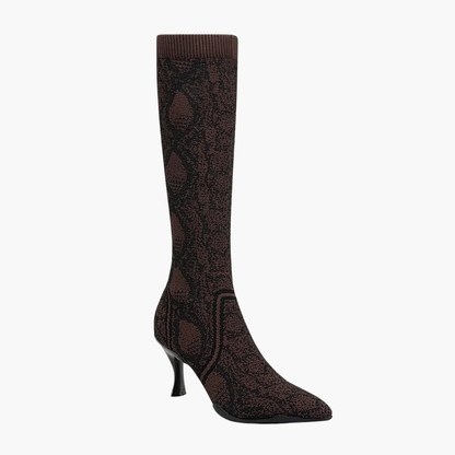 Women's Pointed Toe Heeled High Boot