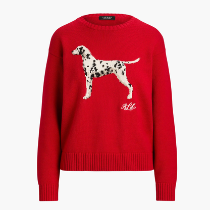 Women's Cotton Dog Sweater