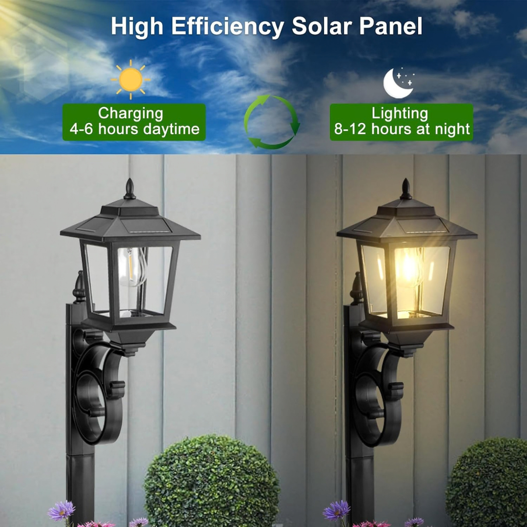 27-inch Two-In-One Solar Planter Lights