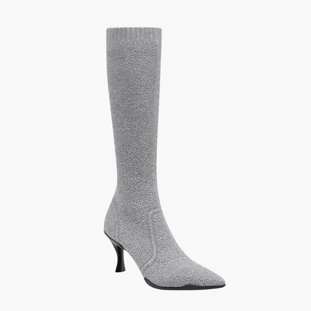Women's Pointed Toe Heeled High Boot