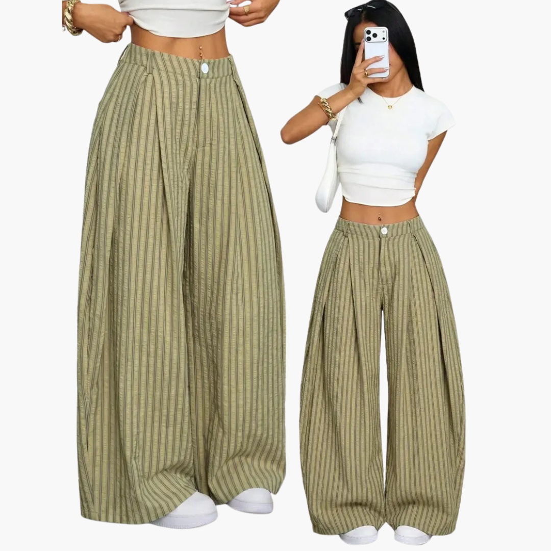 Women's Casual Street Style Loose Fit Oversize Trousers