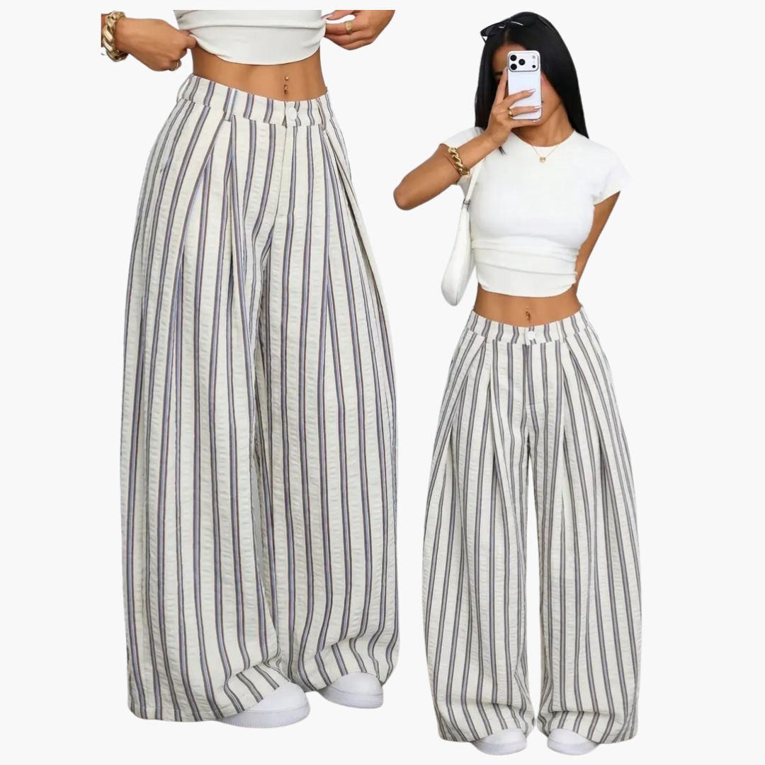 Women's Casual Street Style Loose Fit Oversize Trousers