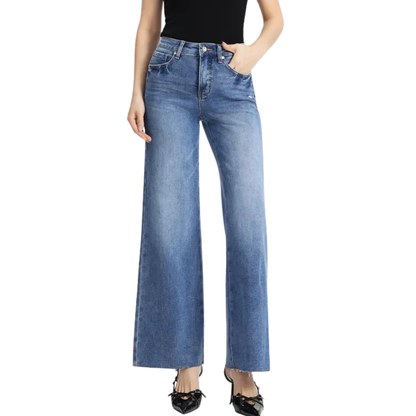 Women's Mid Rise High Stretchy BBL Jeans