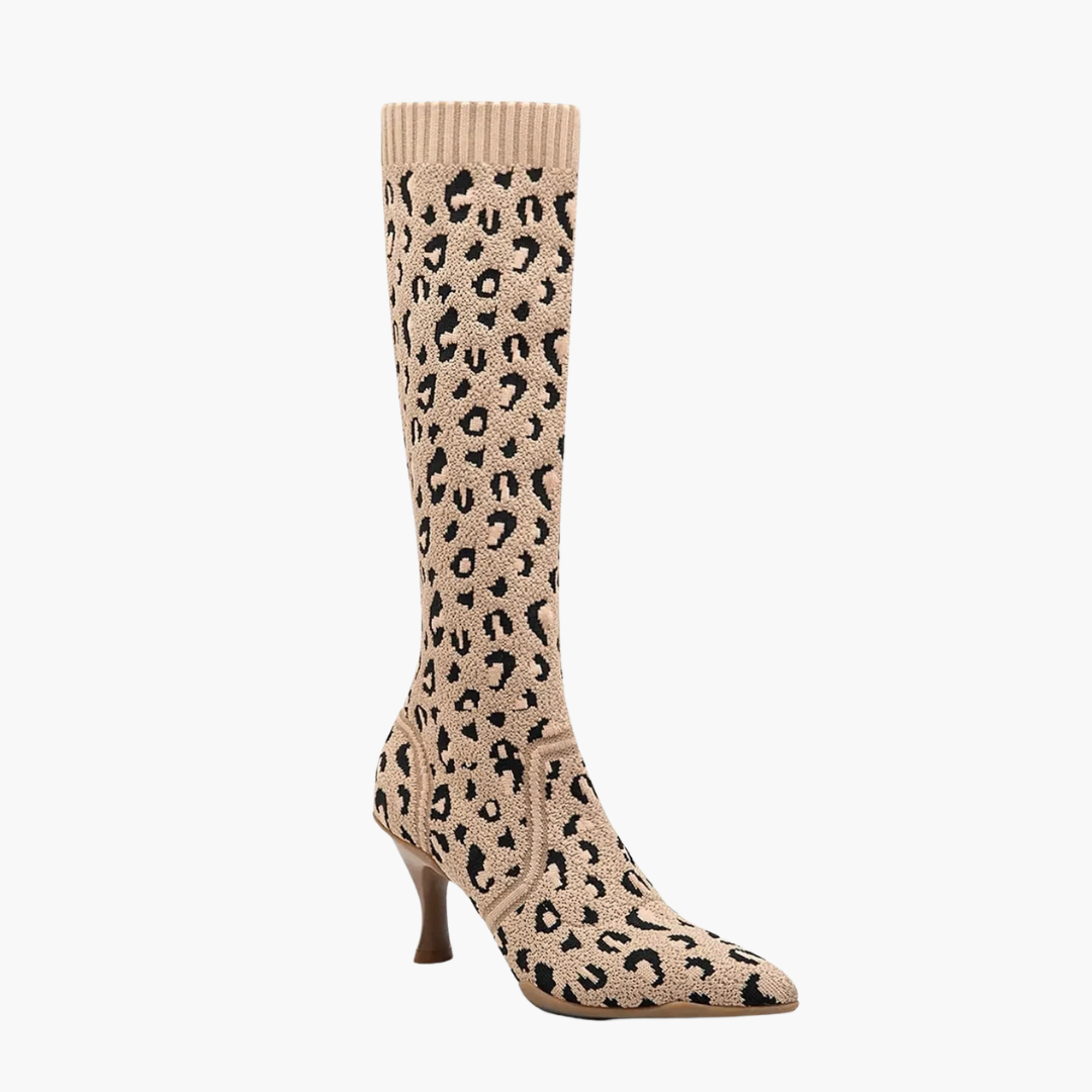 Women's Pointed Toe Heeled High Boot
