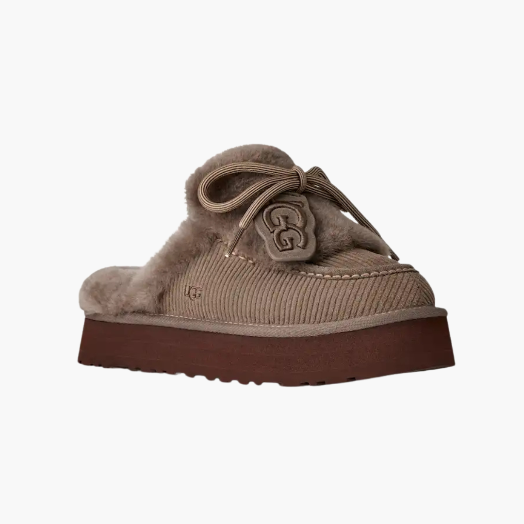 Women's Fluff-Laced Platform Clog