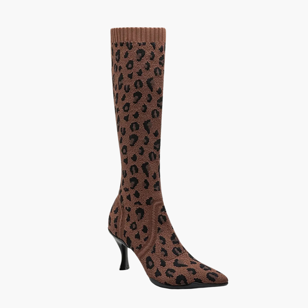 Women's Pointed Toe Heeled High Boot