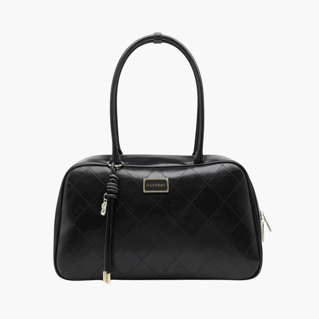 Aria Medium Quilted Bowling Bag