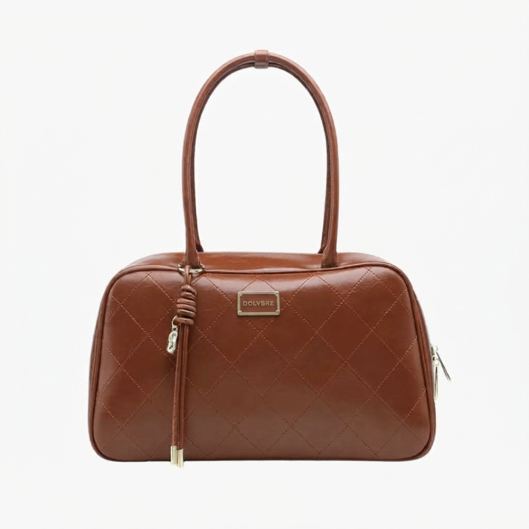 Aria Medium Quilted Bowling Bag