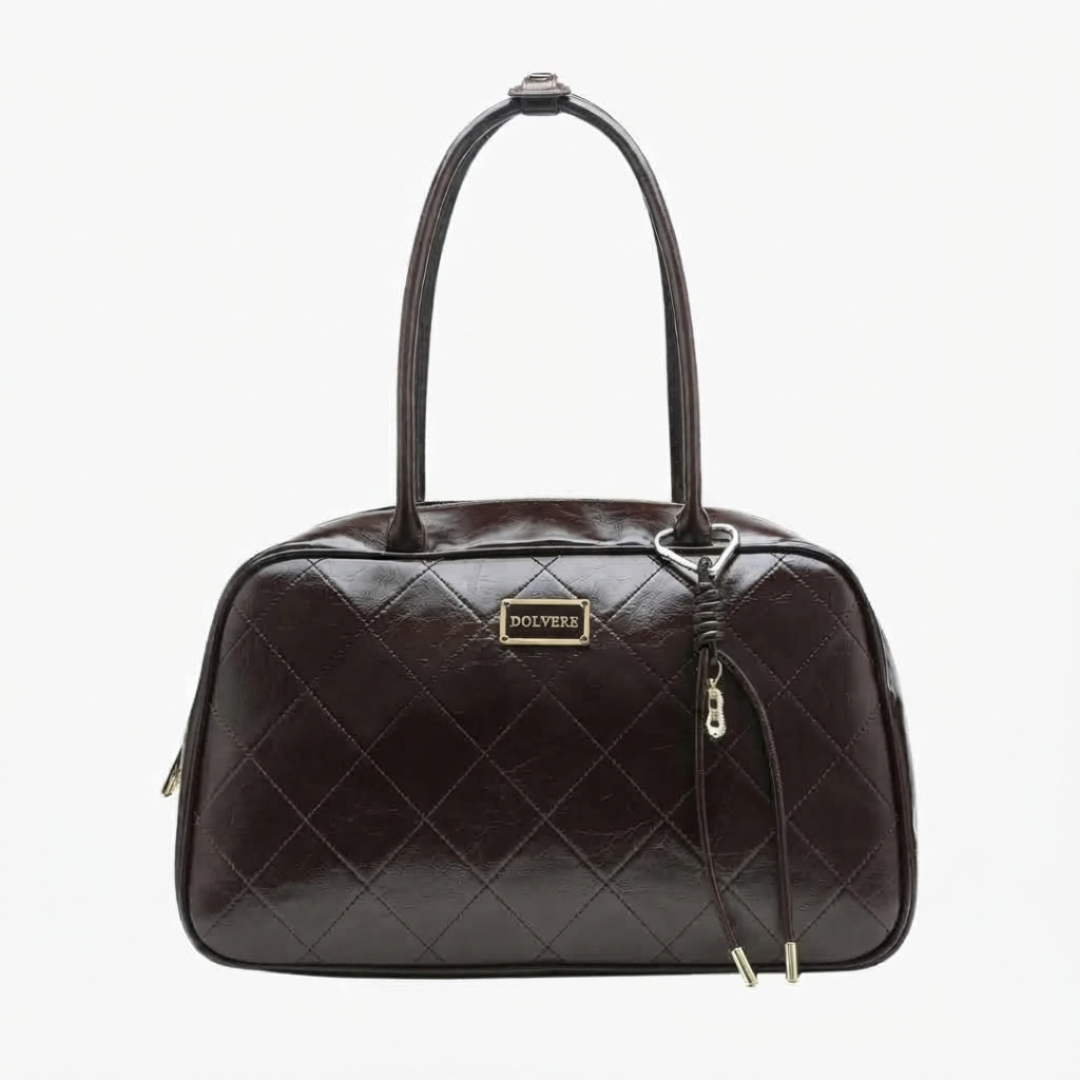 Aria Medium Quilted Bowling Bag