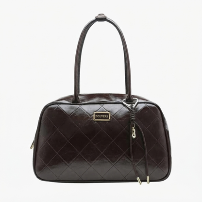 Aria Medium Quilted Bowling Bag