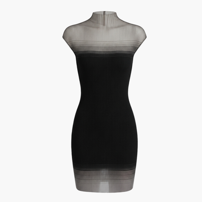 Gradient Pleated Maxi Dress