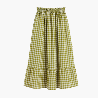 Ruffle Midi Skirt