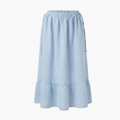 Ruffle Midi Skirt