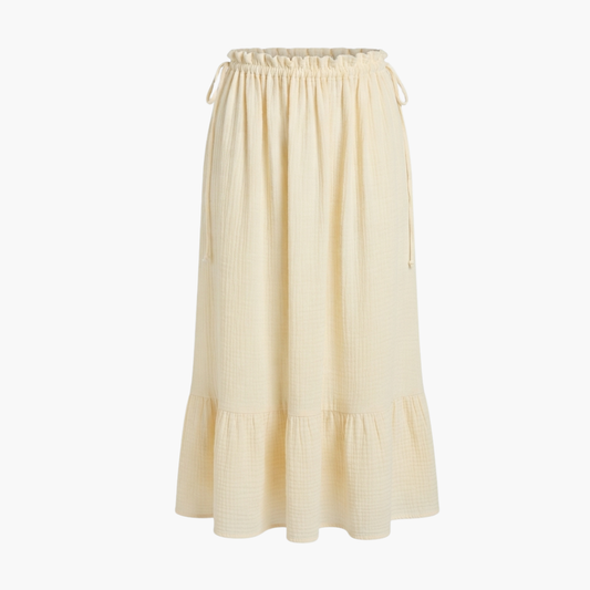 Ruffle Midi Skirt