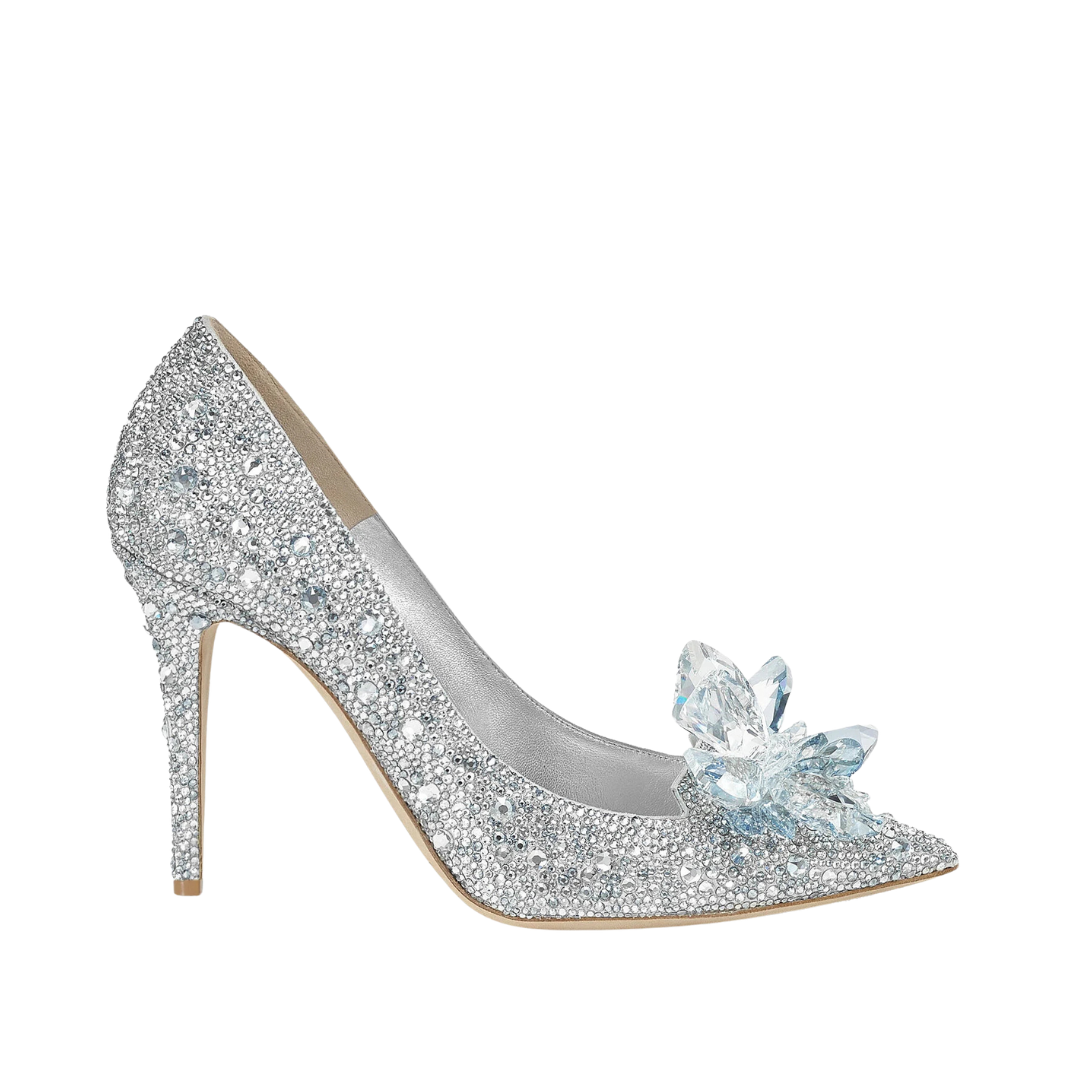 Cinderella Crystal Pointed Toe Heels