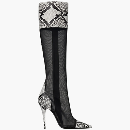 Serpentine Knee-High Boots